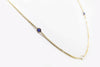 14 K YG Diamond and Sapphire by the yard chain Jewelry Store downtown boston Profile 1