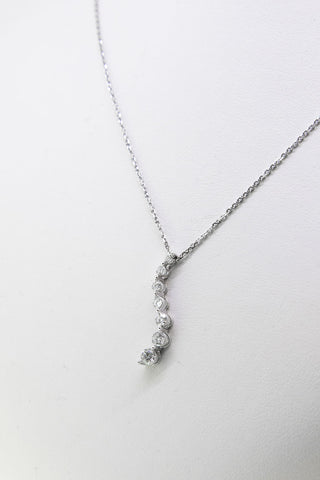 14 K WG Diamond pendant, GoldQuest Boston MA