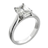 4 prong emerald cut solitaire engagement ring from GQJ Boston