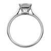 4 prong princess cut solitaire engagement ring from GQJ Boston
