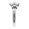 6 prong basket fit solitaire engagement ring from GQJ Boston