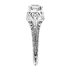 Antique ring with center stone engagement ring from GQJ Boston
