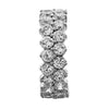 GoldQuest Jewelers in Boston 2 rows shared prong set eternity wedding band