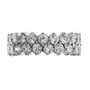 GoldQuest Jewelers in Boston 2 rows shared prong set eternity wedding band