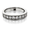 GoldQuest Jewelers in Boston Four Diamond bead pave set wedding band