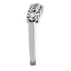 GoldQuest Jewelers in Boston 7 diamond prong set curved wedding band