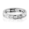 GoldQuest Jewelers in Boston baguette diamond channel set eternity wedding band