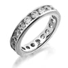 GoldQuest Jewelers in Boston channel set eternity wedding band
