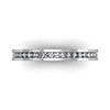GoldQuest Jewelers in Boston round diamond channel set eternity wedding band