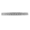 GoldQuest Jewelers in Boston diamond on the side pave set eternity wedding band