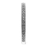 GoldQuest Jewelers in Boston diamond on the side pave set eternity wedding band