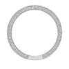 GoldQuest Jewelers in Boston diamond on the side pave set eternity wedding band