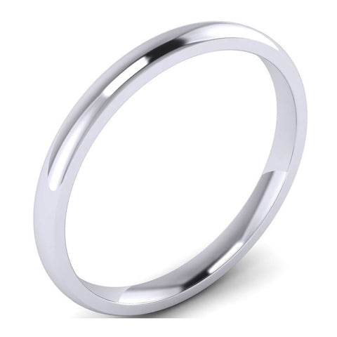 GoldQuest Jewelers in Boston classic platinum 2mm wedding band