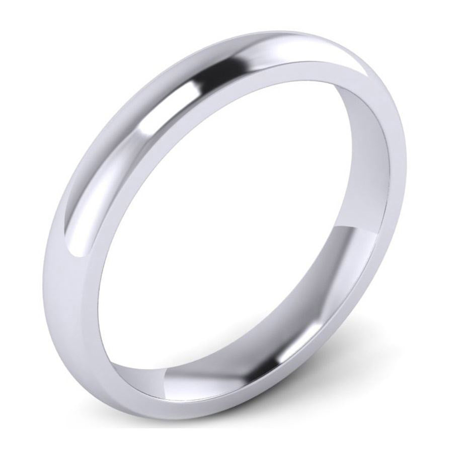 GoldQuest Jewelers in Boston classic platinum 3mm wedding band