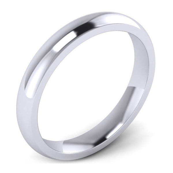 GoldQuest Jewelers in Boston classic platinum 3mm wedding band