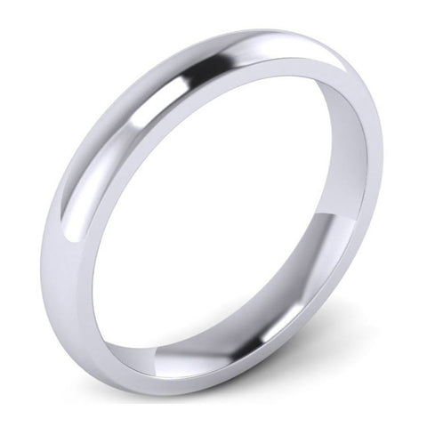 GoldQuest Jewelers in Boston classic platinum 3mm wedding band