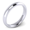 GoldQuest Jewelers in Boston classic platinum 3mm wedding band