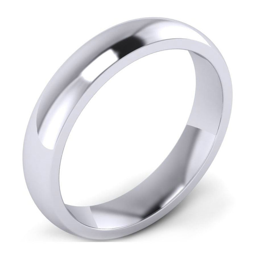 GoldQuest Jewelers in Boston classic platinum 4mm wedding band