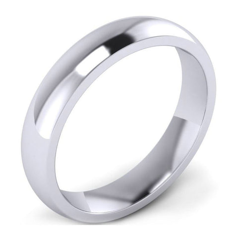GoldQuest Jewelers in Boston classic platinum 4mm wedding band