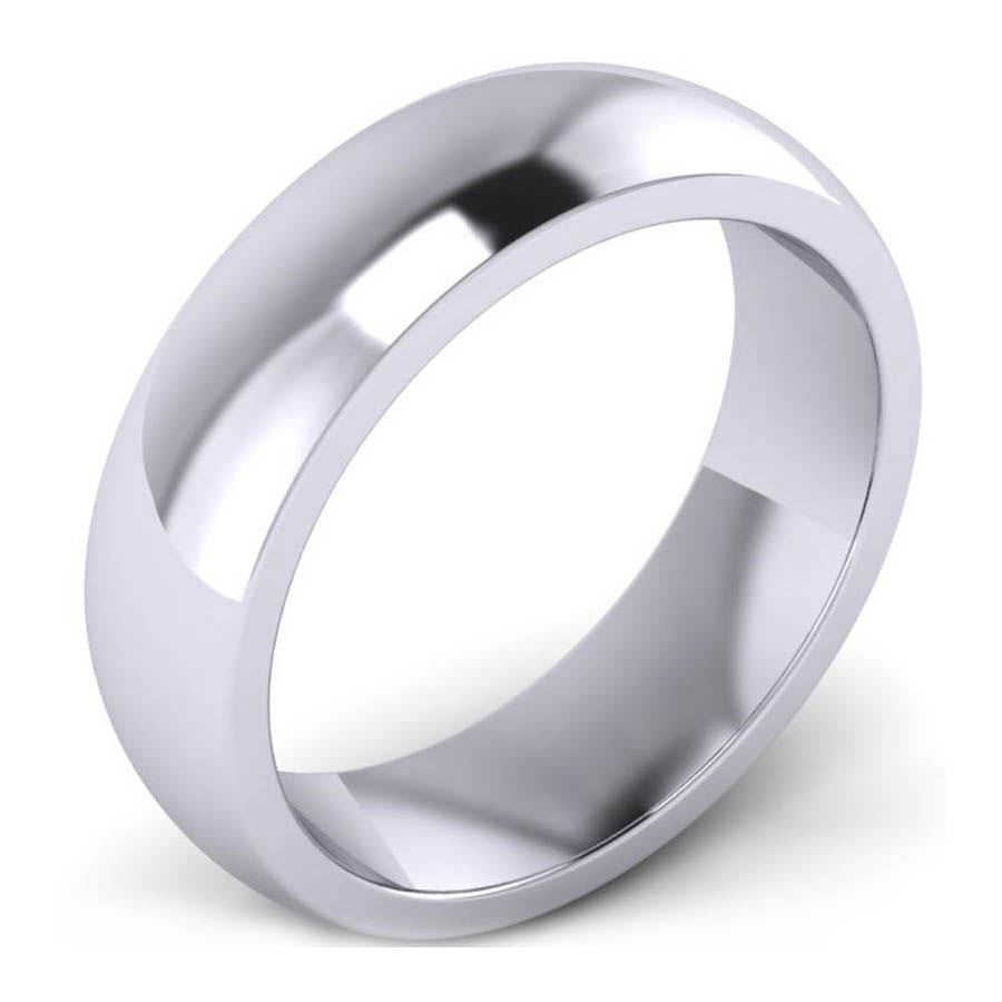 GoldQuest Jewelers in Boston classic platinum 6 mm wedding band