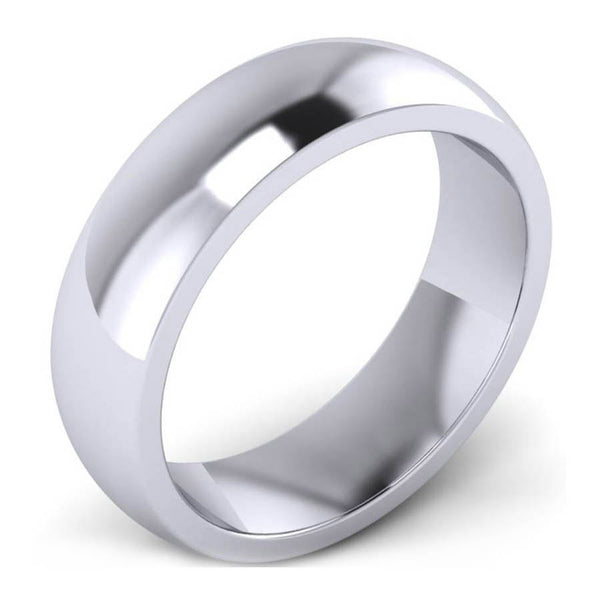 GoldQuest Jewelers in Boston classic platinum 6 mm wedding band
