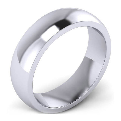 GoldQuest Jewelers in Boston classic platinum 6 mm wedding band