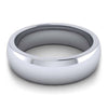 GoldQuest Jewelers in Boston classic platinum 6 mm wedding band