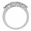 GoldQuest Jewelers in Boston shared prong 4 stones diamond wedding band