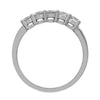 GoldQuest Jewelers in Boston shared prong 5 diamond stone wedding band