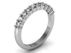 GoldQuest Jewelers in Boston Diamond shared prong set wedding band