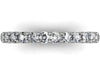 GoldQuest Jewelers in Boston Diamond shared prong set wedding band