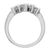 GoldQuest Jewelers in Boston three prong set curved matching wedding band