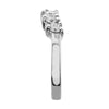 GoldQuest Jewelers in Boston three prong set curved matching wedding band