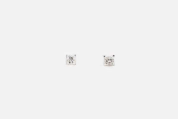 Princess Cut Diamonds Earrings