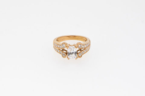 Split Shank Vintage Look Ring