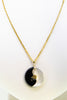 Black Onyx And Mother Of Pearl Pendant