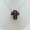 Diamonds Stones Cross necklace from GoldQuestJewelers jewelry store near Boston MA