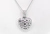 Vintage Heart Shaped Diamond Pendant