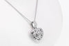 Vintage Heart Shaped Diamond Pendant