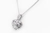Vintage Heart Shaped Diamond Pendant