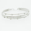 Diamond interlaced bracelet from GoldQuestJewelers jewelry studio in Boston MA